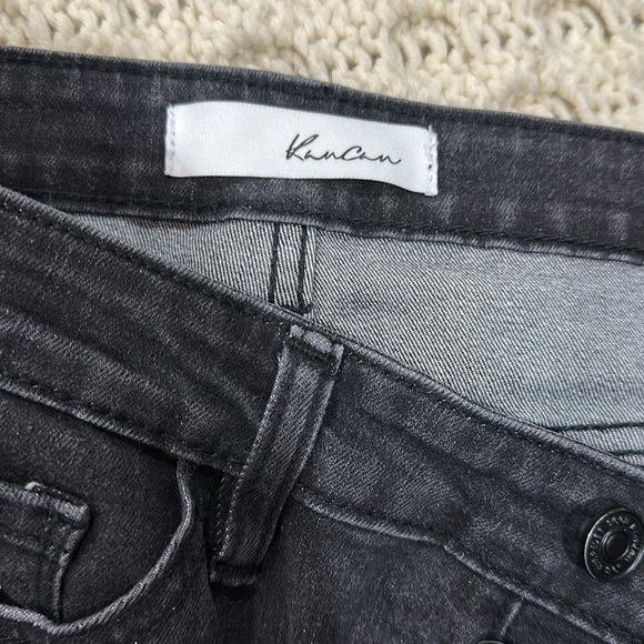 KanCan Women's black High Rise Jeans size 9/28 - Picture 2 of 7